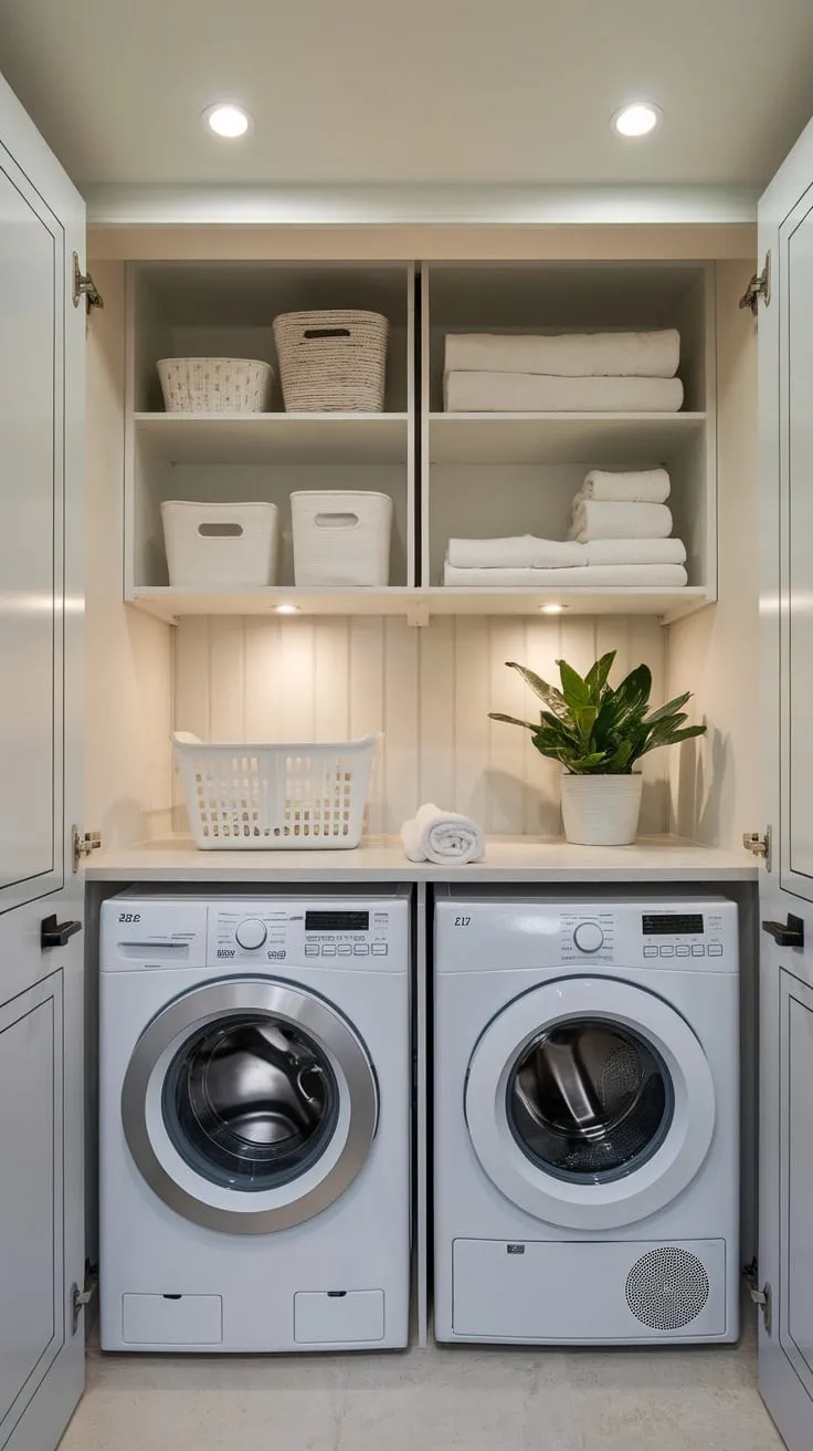 Elevate Your Space: Smart Storage for a Tidy Laundry Retreat