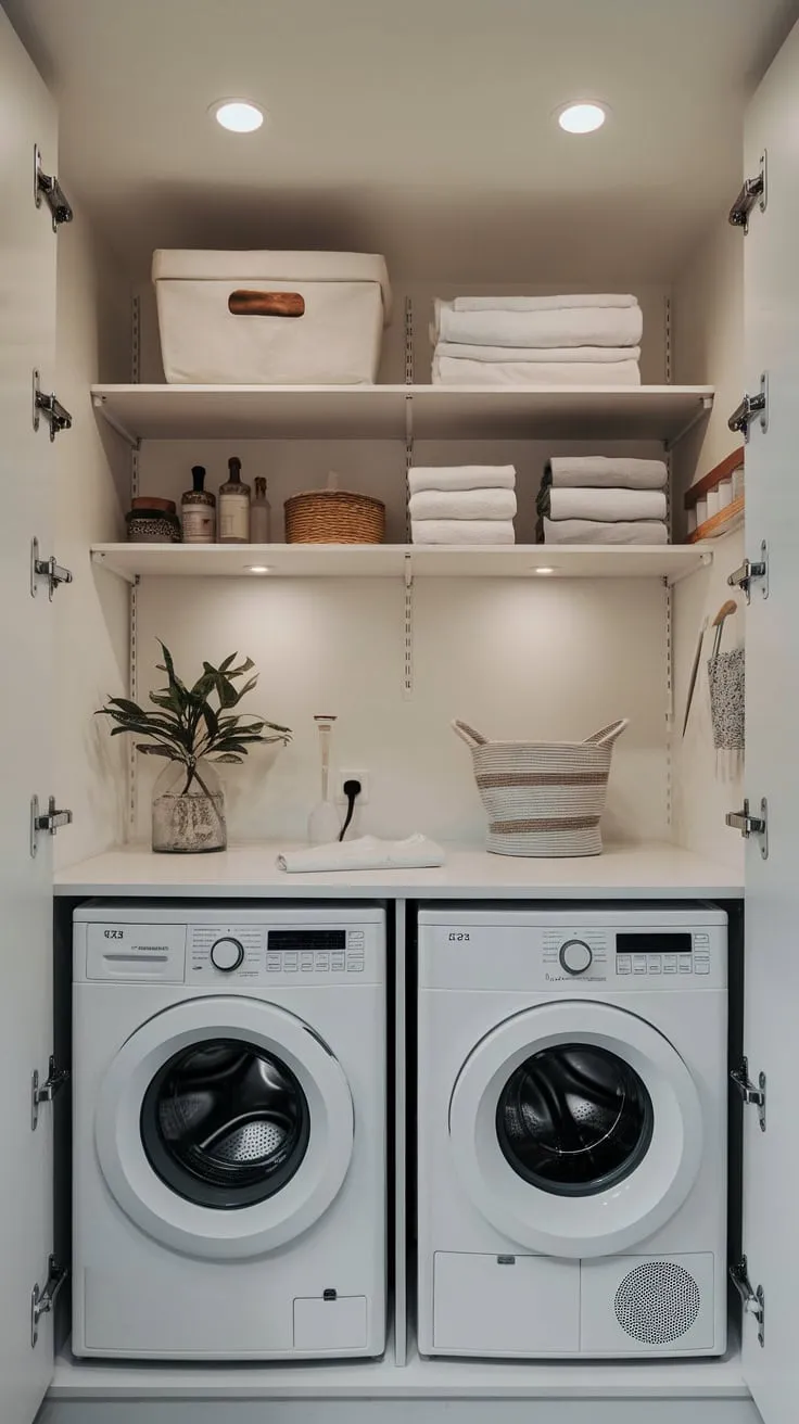 Clutter-Free Charm: Transform Your Laundry Room into a Stylish Retreat