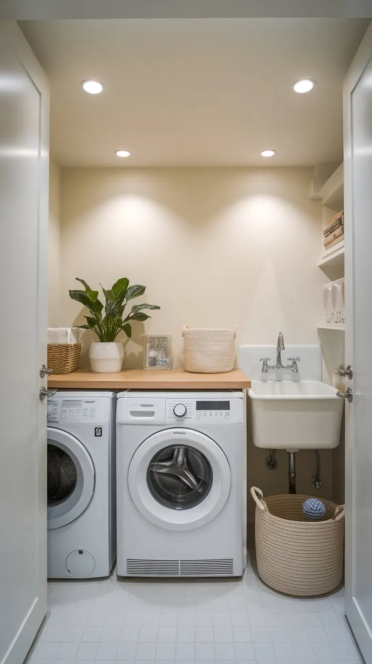 Charming Laundry Retreat: Transforming Chores into Delight