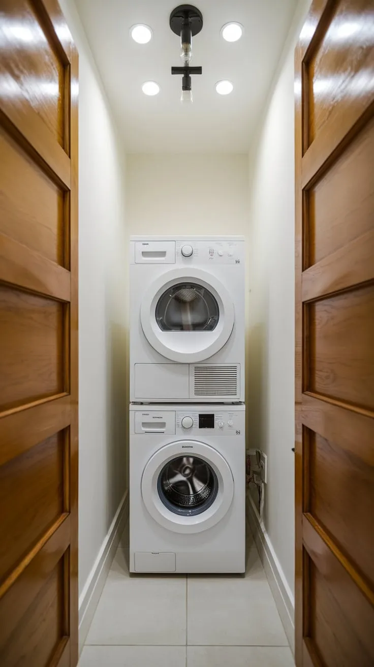 Smart Stacking: Where Function Meets Style in Laundry Design