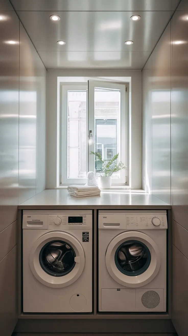 Luminous Laundry: A Refreshing Escape for Everyday Chores