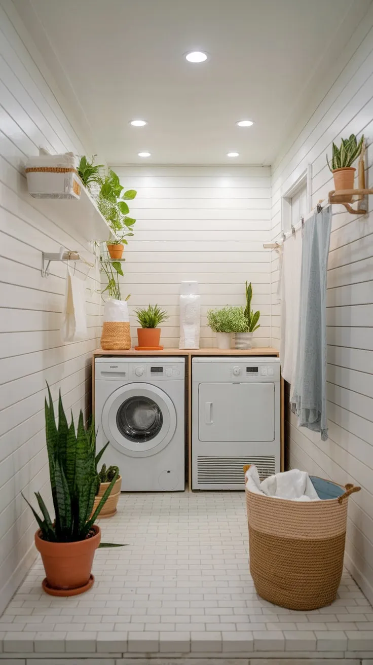 Sleek Serenity: Elevating Your Laundry Space into a Fashionable Oasis