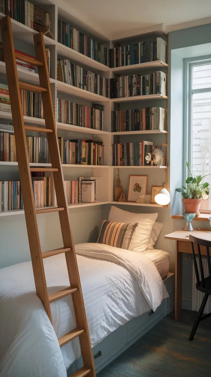 My sanctuary: books, blankets, and blissful quiet.