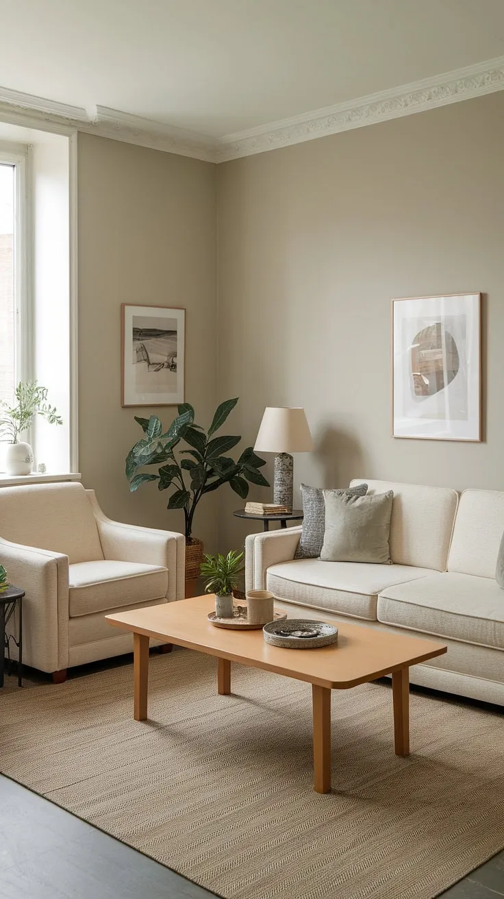 Cozy and functional, this small living room proves that big style doesn't require a big space.  Smart small apartment living room decor and small living room ideas on a budget create a welcoming atmosphere.  Proof that even small apartment living can be stylish and comfortable.