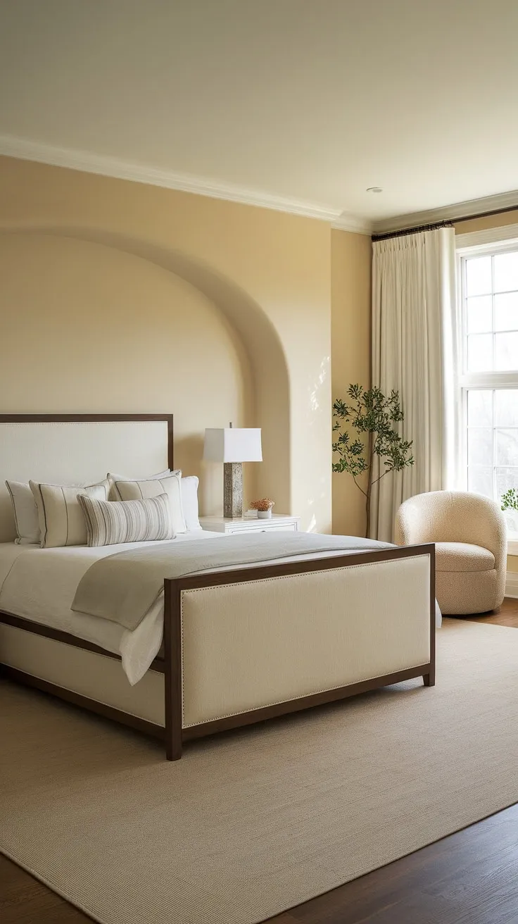 Transforming a small space into a sanctuary: This bedroom remodeling project showcases how thoughtful bedroom design and home decor can create a luxurious feel in a small master bedroom. The master bed is the star, perfectly complemented by the calming ambiance.