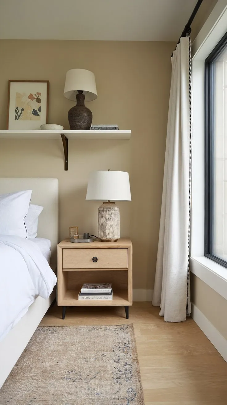 Cozy and functional, this small master bedroom proves that big style comes in small packages. Master bedroom decor doesn't need a lot of space; smart bedroom design and thoughtful home decor make all the difference in this main bedroom's remodeling.