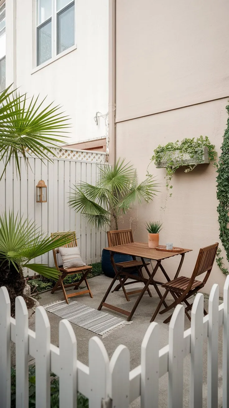 Imagine unwinding in this small rooftop pool and adjacent plunge pool.  The sleek concrete design and white railing create a modern aesthetic, perfect for those seeking hot tub ideas for their own plunge pool patio. This terrace pool is the epitome of a small backyard oasis, transforming a limited space into a luxurious outdoor living space.