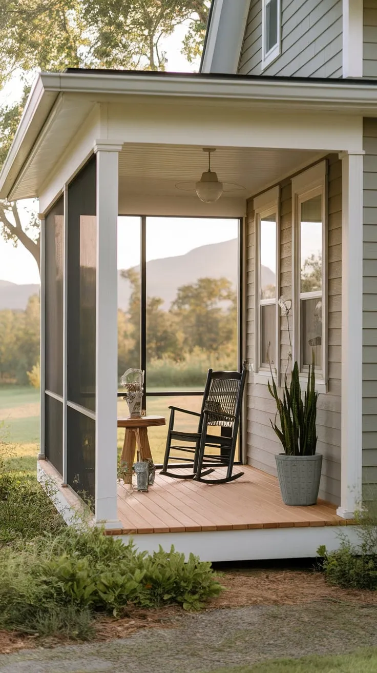Charming Screened-In Porch Oasis