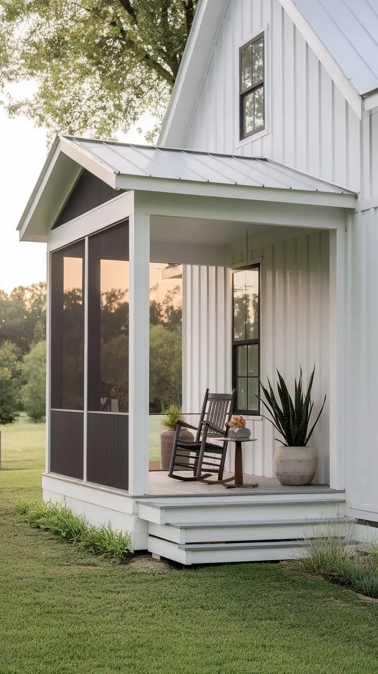 Cozy Screened-In Porch with Lush Views