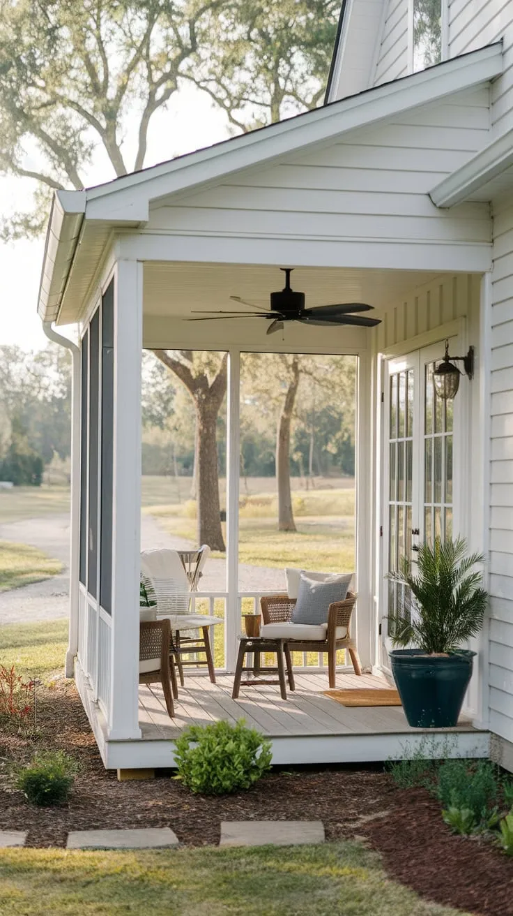 Charming Small Porch Oasis
