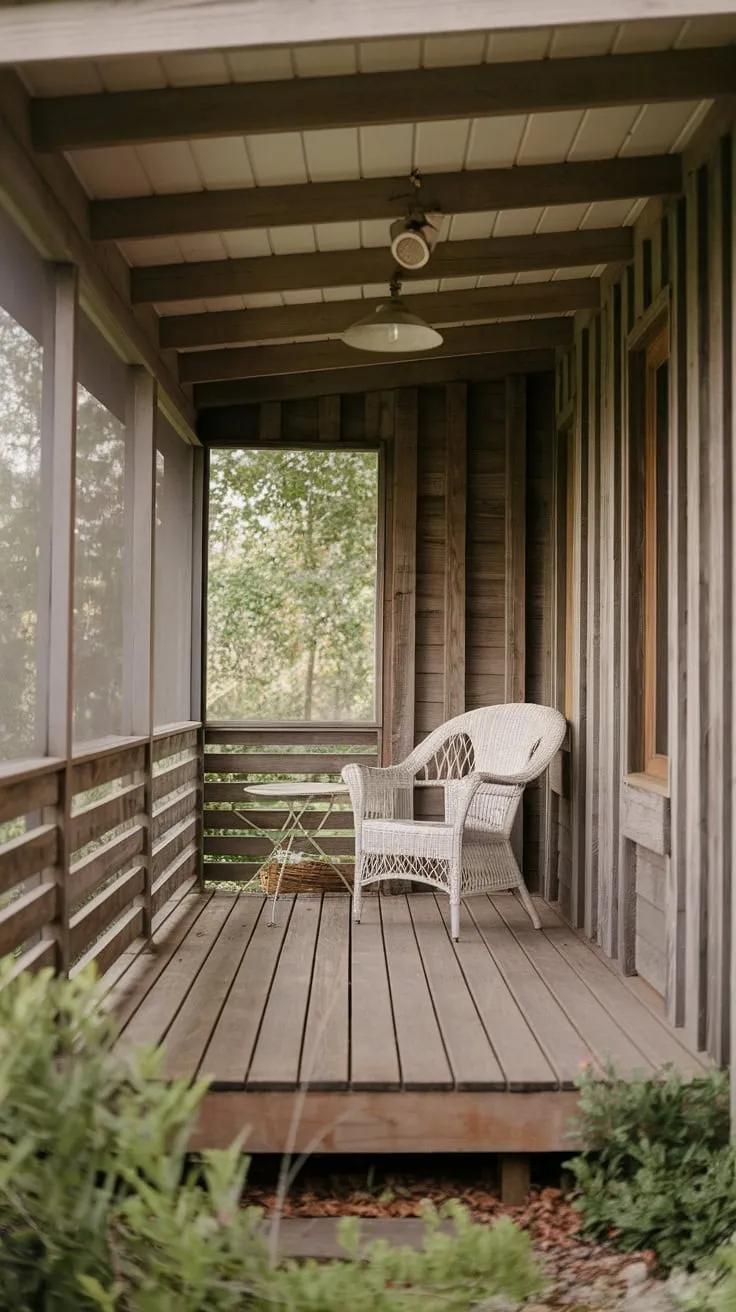 Charming Farmhouse Porch Oasis