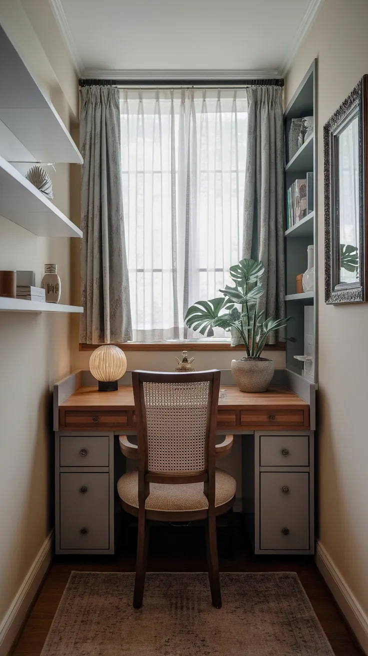 Maximize your space with this modern laundry room design.  This stylish laundry room renovation showcases how a narrow utility room can be completely transformed into a dream laundry room.  Note the efficient use of space, the practical utility sink, and the thoughtful laundry room layouts.  Perfect inspiration for your next garage laundry or home upgrade.