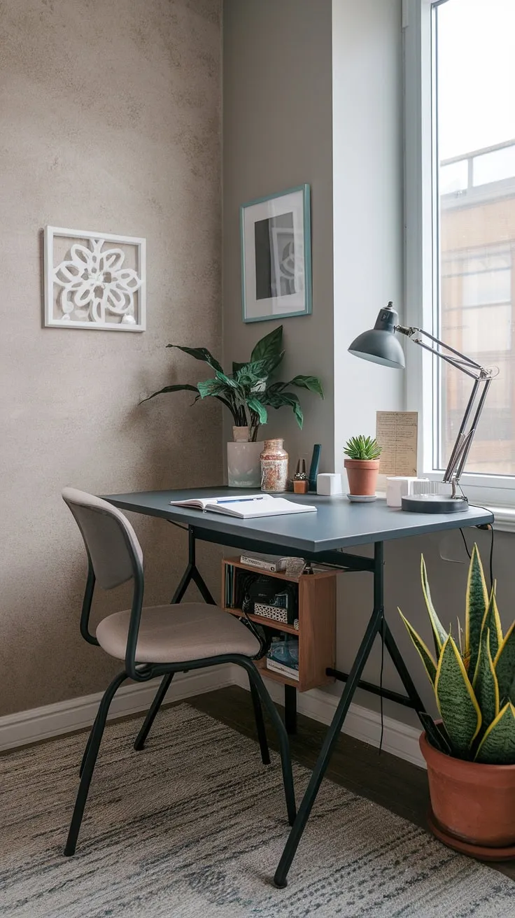 Transform a small space into a haven of productivity. This small study room demonstrates how thoughtful study room design and clever desk solutions, including a compact desk, can create a functional and aesthetically pleasing small home offices. Explore these small study room ideas for your own inspiring workspace.