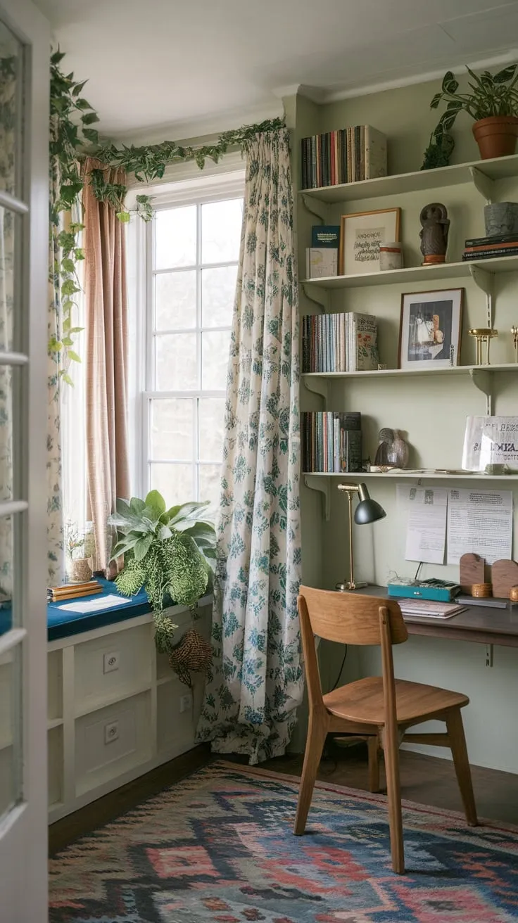 Small space, big inspiration: this sunroom office is my happy place.