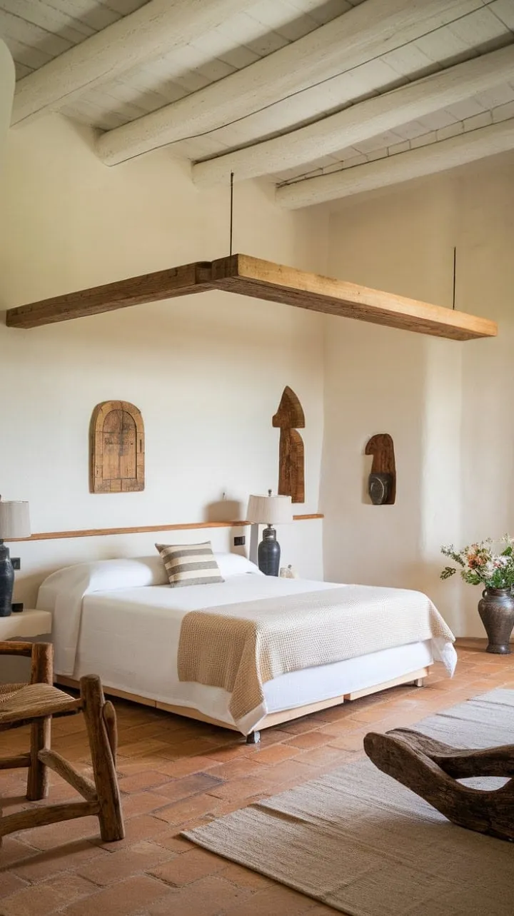 Awakening in a serene Mediterranean villa, where rustic charm meets restful luxury, promises an unforgettable escape.