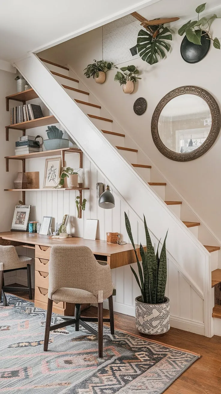 This staircase library is the heart of my dream room inspiration; a cute room brimming with dream house decor, transforming this space into one of the prettiest places I've ever envisioned.  The aesthetic room is pure dream home design.