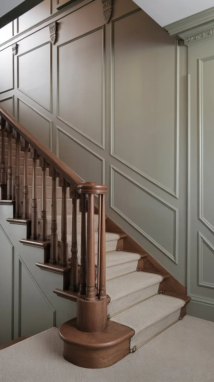 This wainscoting hallway is a masterclass in understated sophistication.  Imagine the possibilities: wainscoting bedroom transformations, a stunning dining room wainscoting feature, or even a DIY wainscoting project to personalize your space.  The clean lines of the white wainscoting, the rich dark wood floors, and the subtle beige walls showcase the versatility of wainscoting styles and offer inspiration for your own wainscoting ideas.