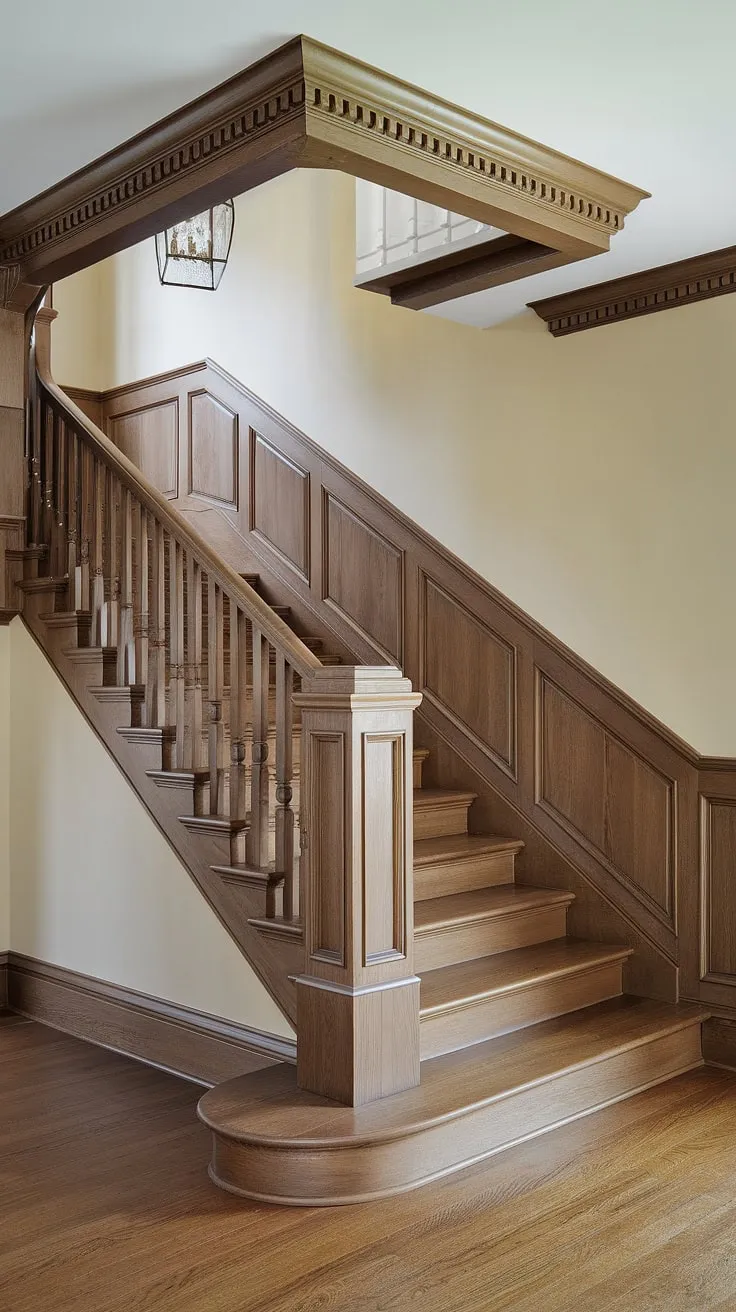 This wainscoting hallway is pure elegance.  The crisp white wainscoting, extending from floor to ceiling, creates a bright and airy feel, perfect for showcasing wainscoting styles.  Imagine the possibilities: wainscoting bedroom, dining room wainscoting, even DIY wainscoting projects inspired by this stunning space.  The wooden floors and staircase add warmth, making it a truly inviting home.  Plenty of wainscoting ideas spring to mind!