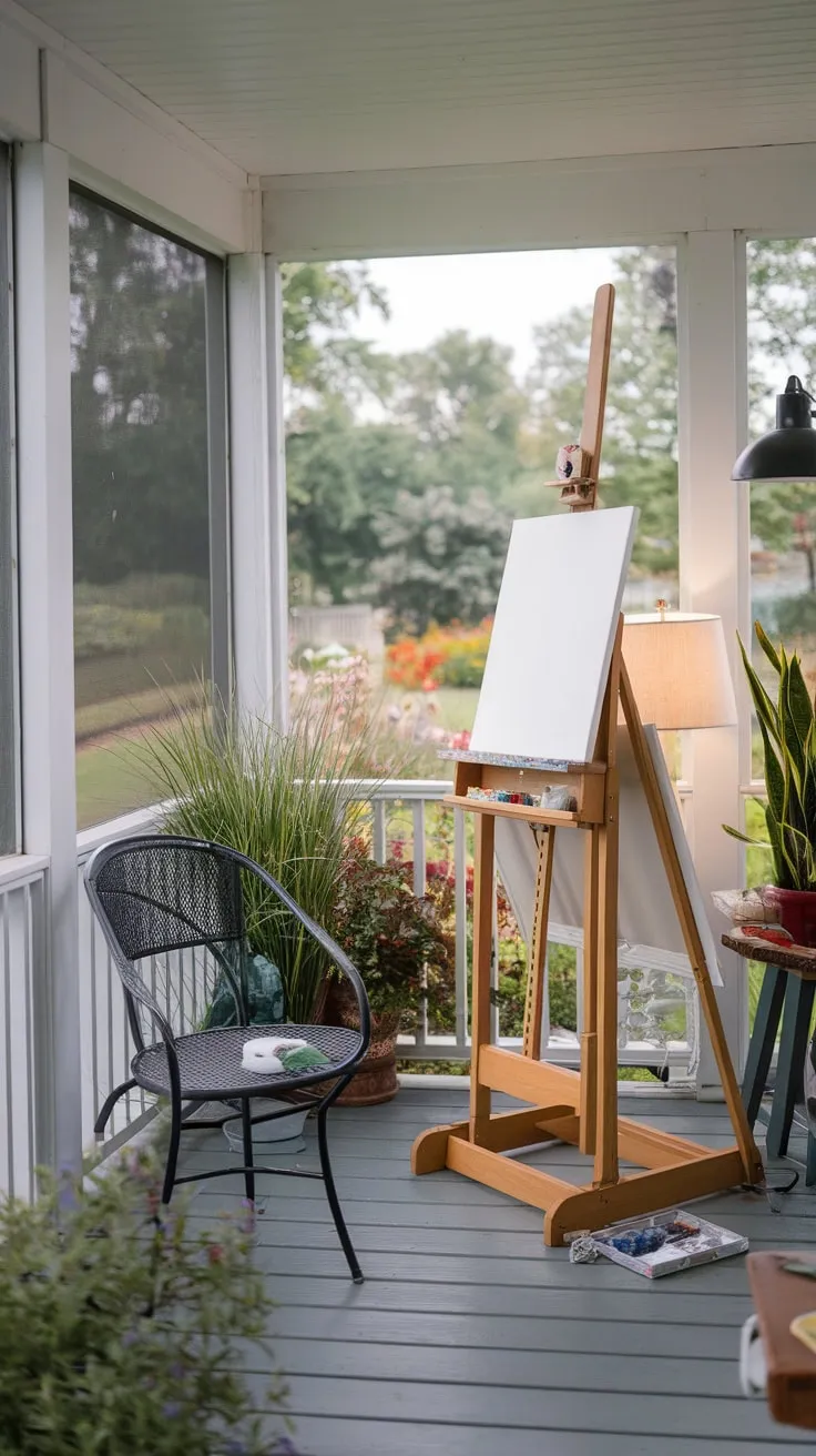 My sunroom sanctuary: paint, plants, and peaceful inspiration.