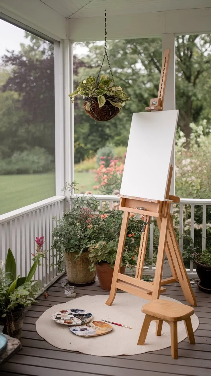 Sunroom reborn: where nature inspires art.