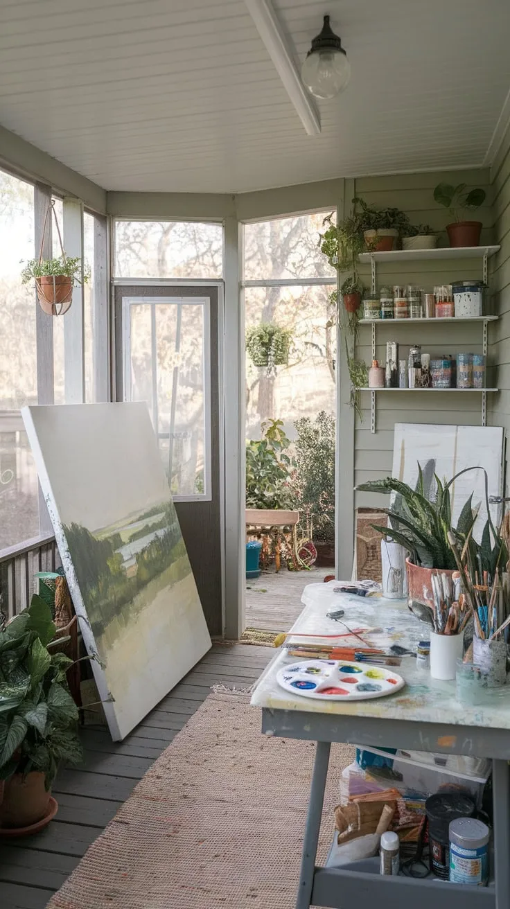 Sun-drenched inspiration finds its canvas.