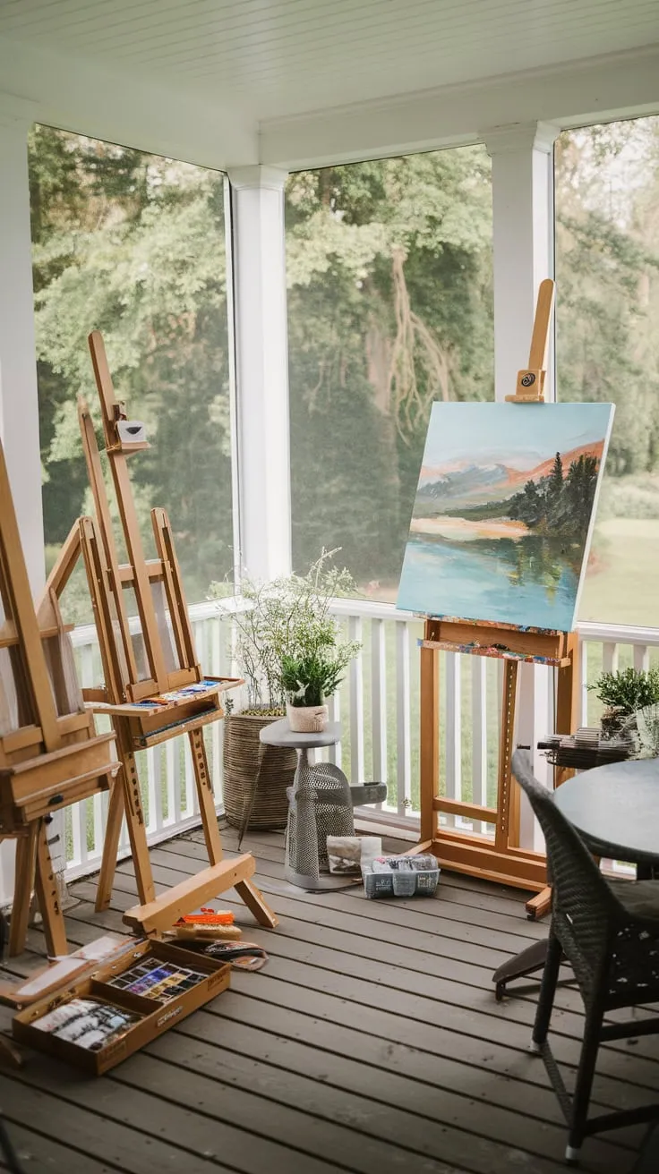 My sun-drenched sanctuary, brushstrokes and blooms collide.