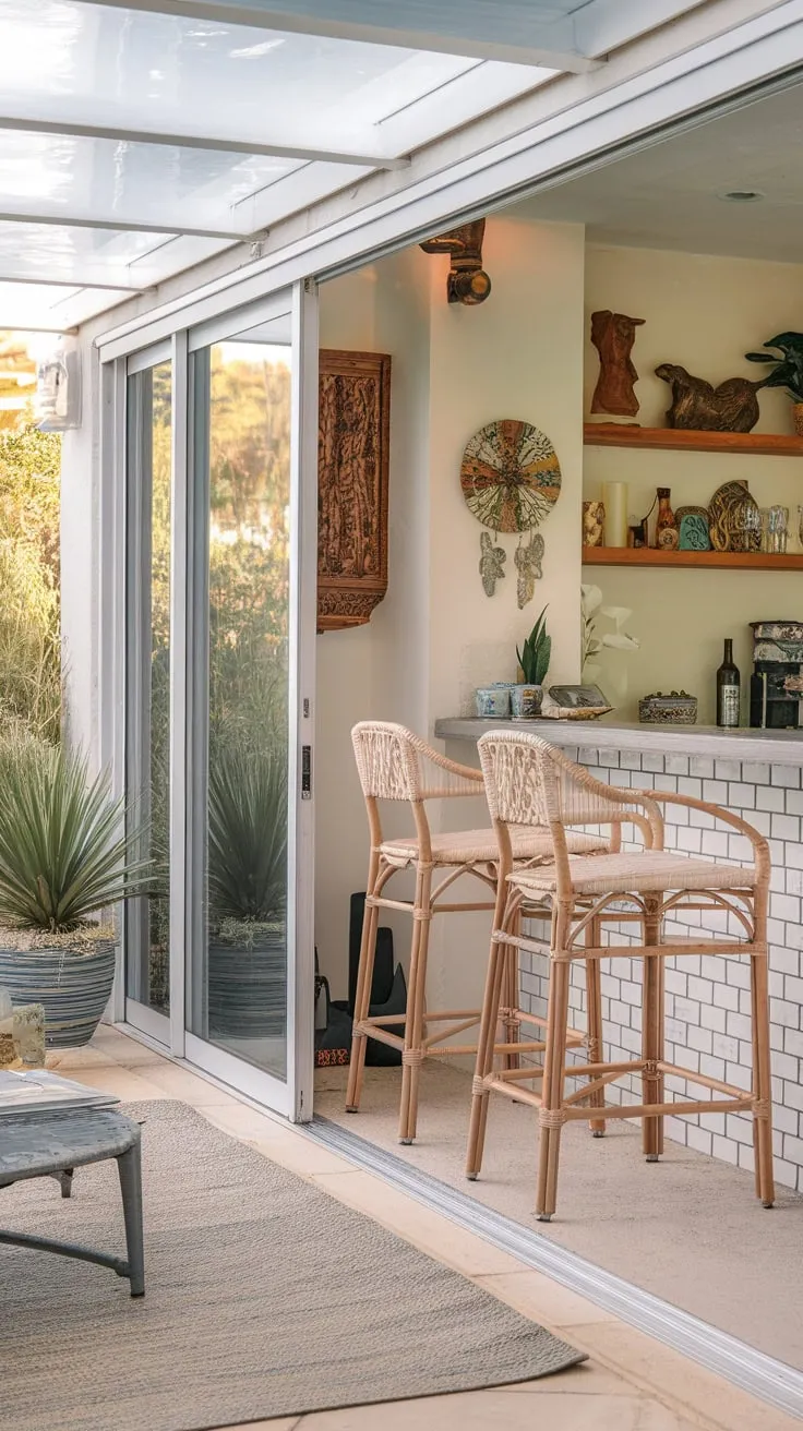 Sunshine, cocktails, and good times—all in one room.