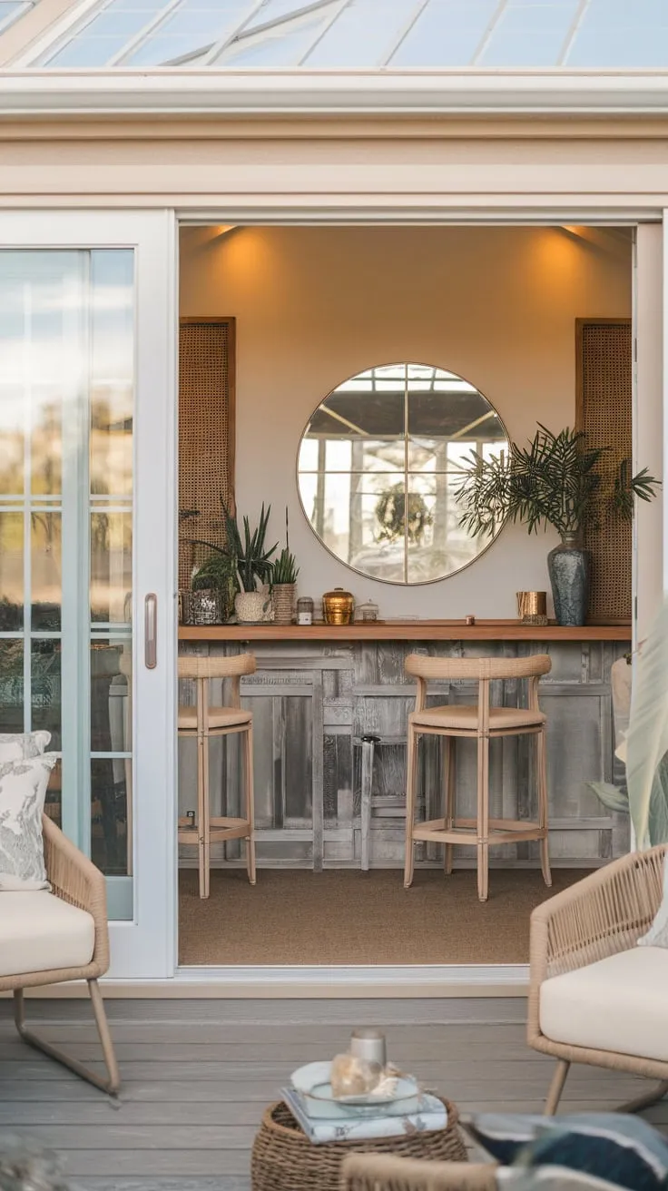 Sunshine, cocktails, and good company—all in one sun-soaked space.