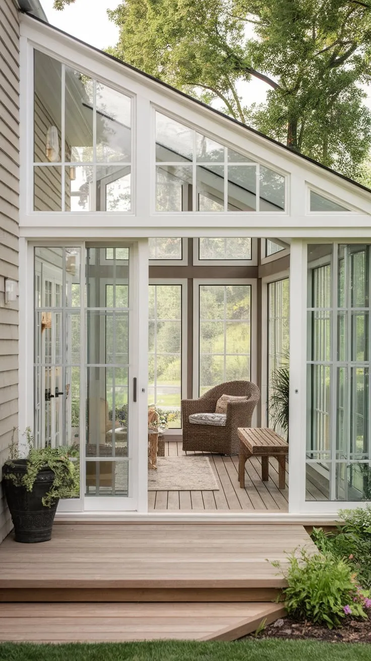Wake up to sunshine in your dreamy sunroom bedroom retreat.