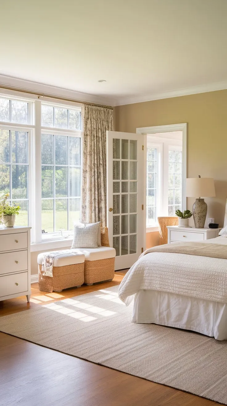 Where tranquility meets sunlight: a sunroom bedroom escape.