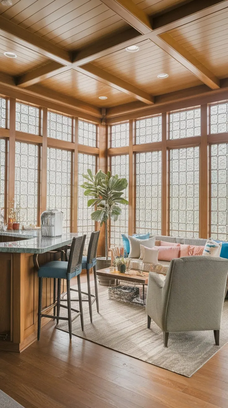 My sunroom bedroom: sunshine, cocktails, and sweet dreams.