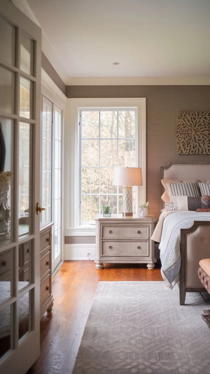 Sun-kissed mornings and serene nights: this sunroom bedroom is pure bliss.