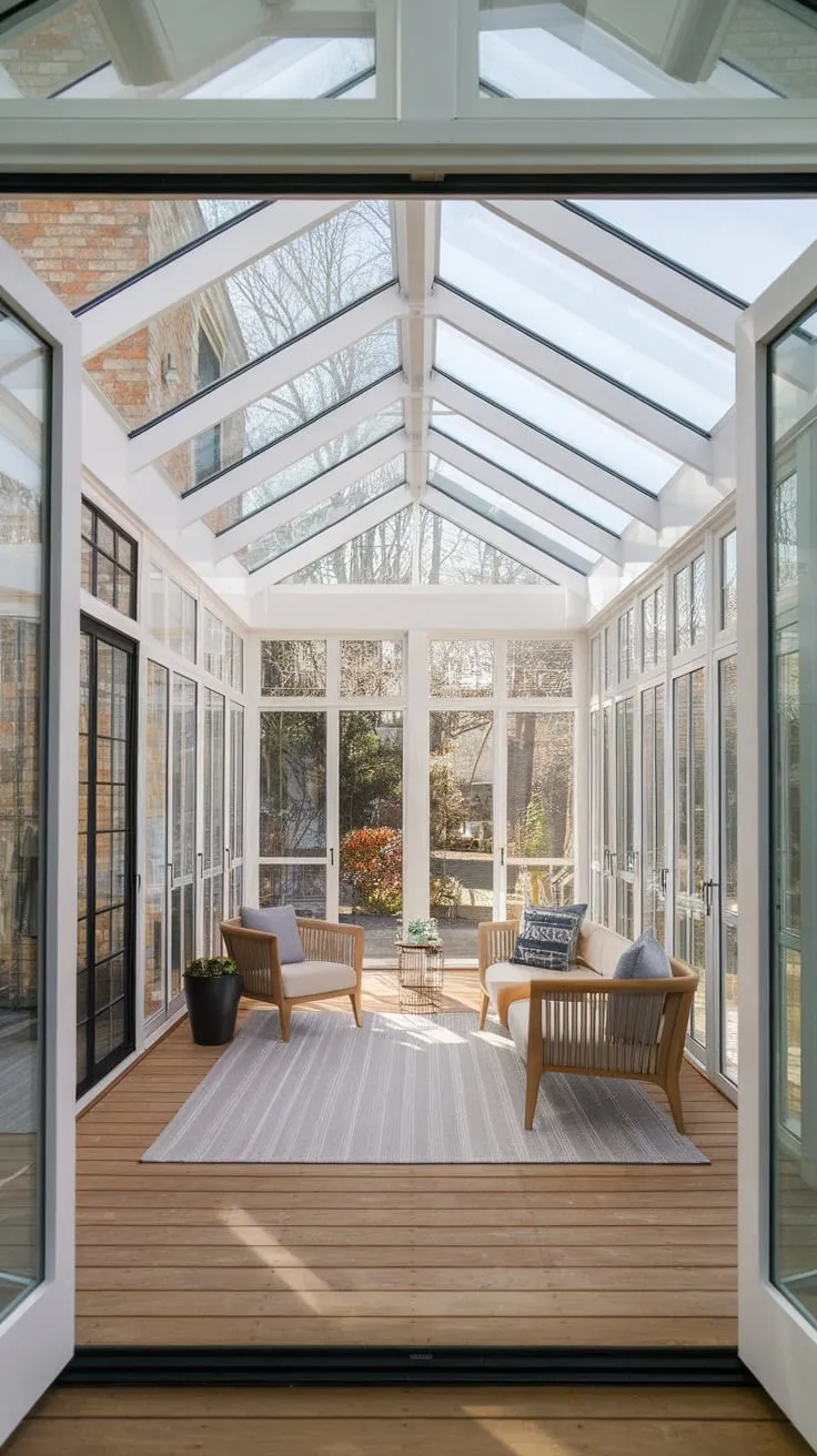 Sunlight redefined: a glass ceiling's embrace.
