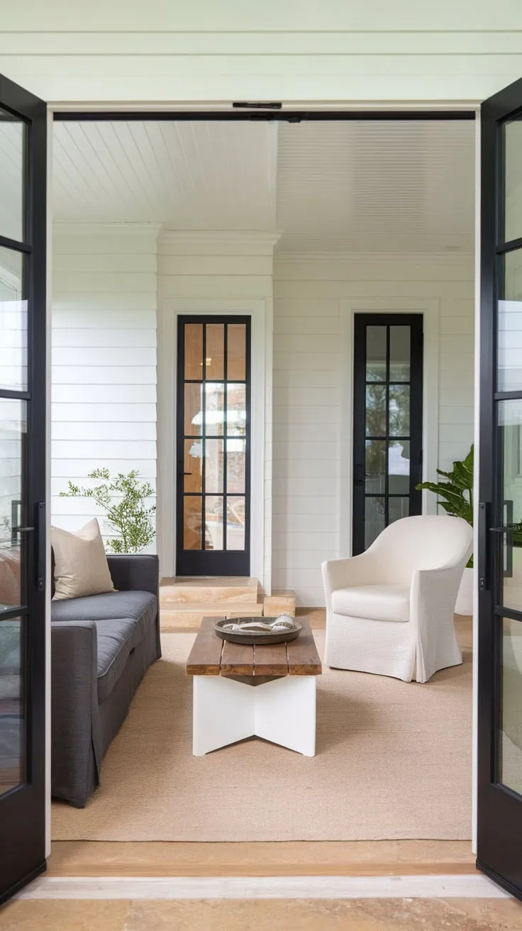 Sunroom serenity, perfectly furnished.