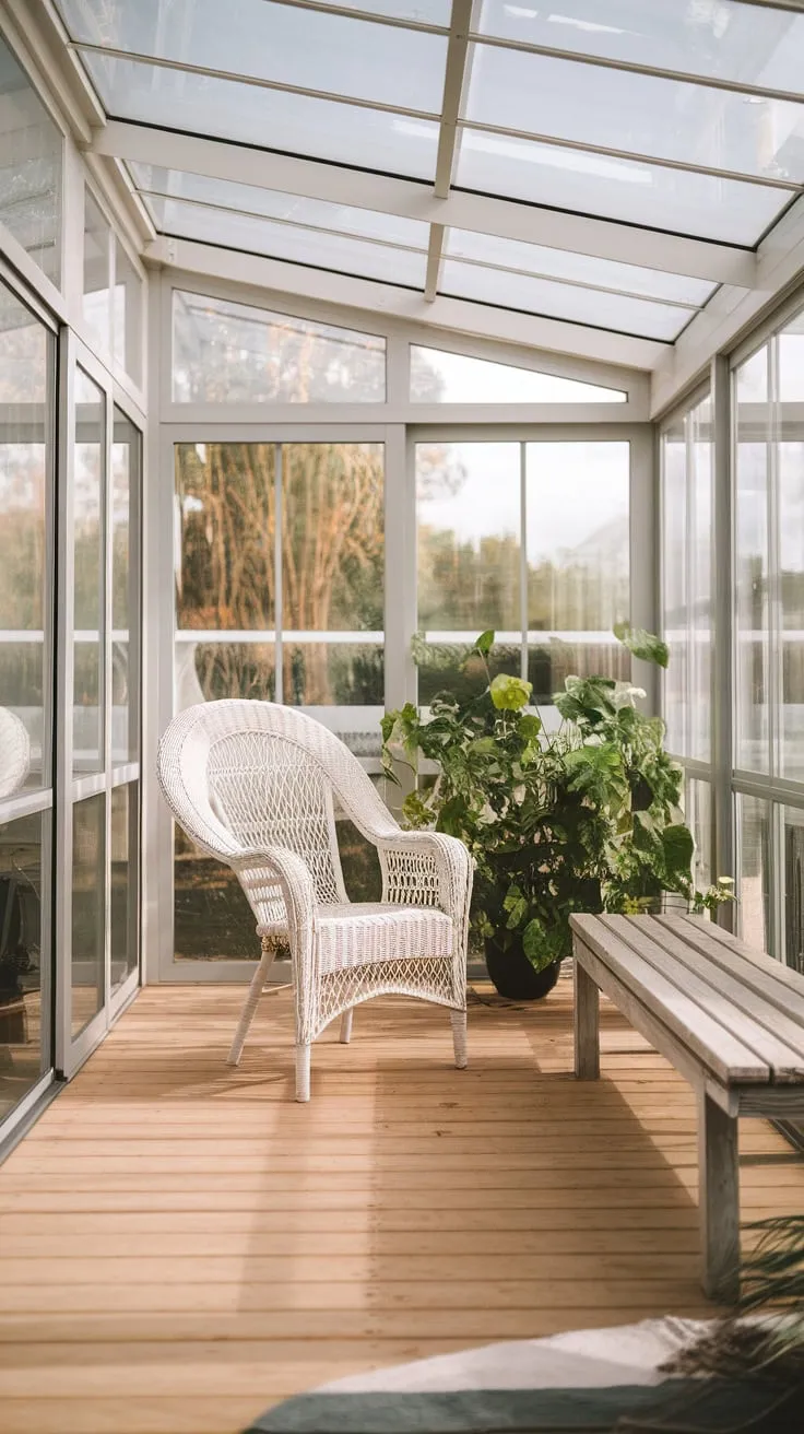 Sunlight, wicker, and relaxation: sunroom furniture perfected.