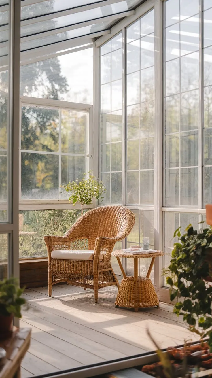 Sunlight paints the perfect picture in this sun-drenched haven.