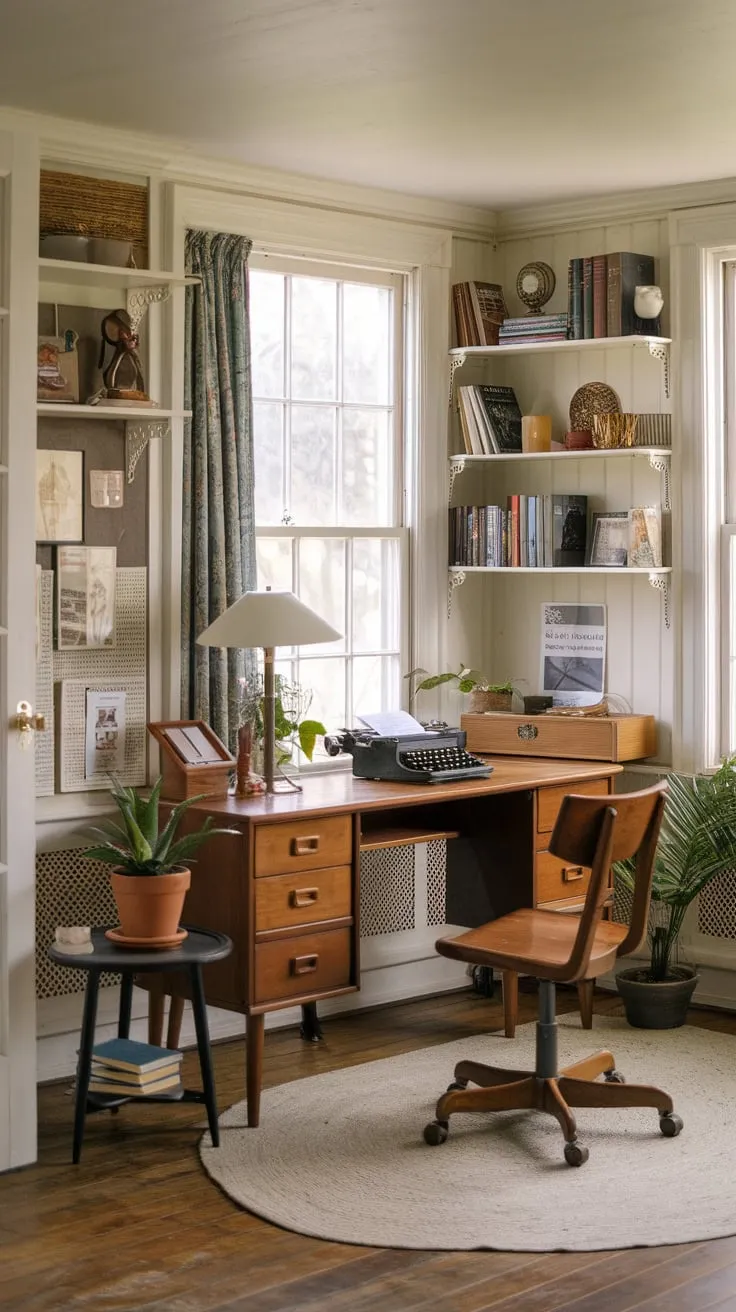 My sunroom sanctuary: where work meets warmth.