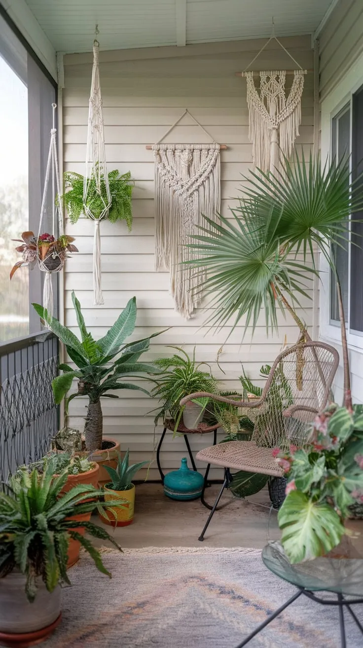 Sunroom serenity: where plants thrive and worries unwind.