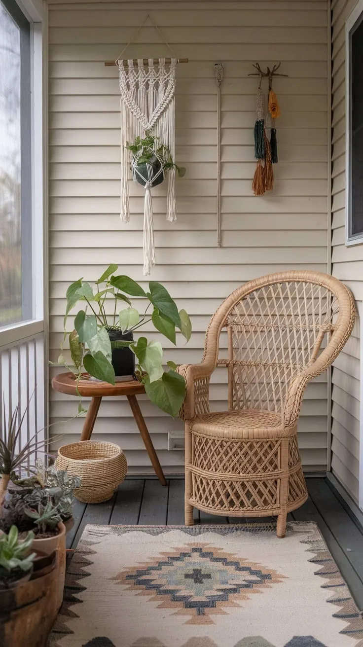 Heart-leaf happiness blooms in this sunroom sanctuary.