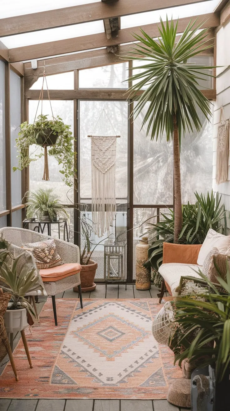 Sunlight, succulents, and soul: my sunroom's plant paradise.