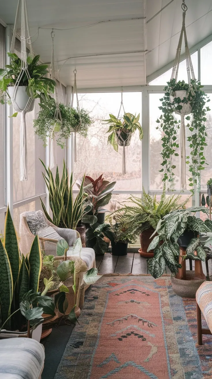 Jungle vibes in my sun-drenched sanctuary.