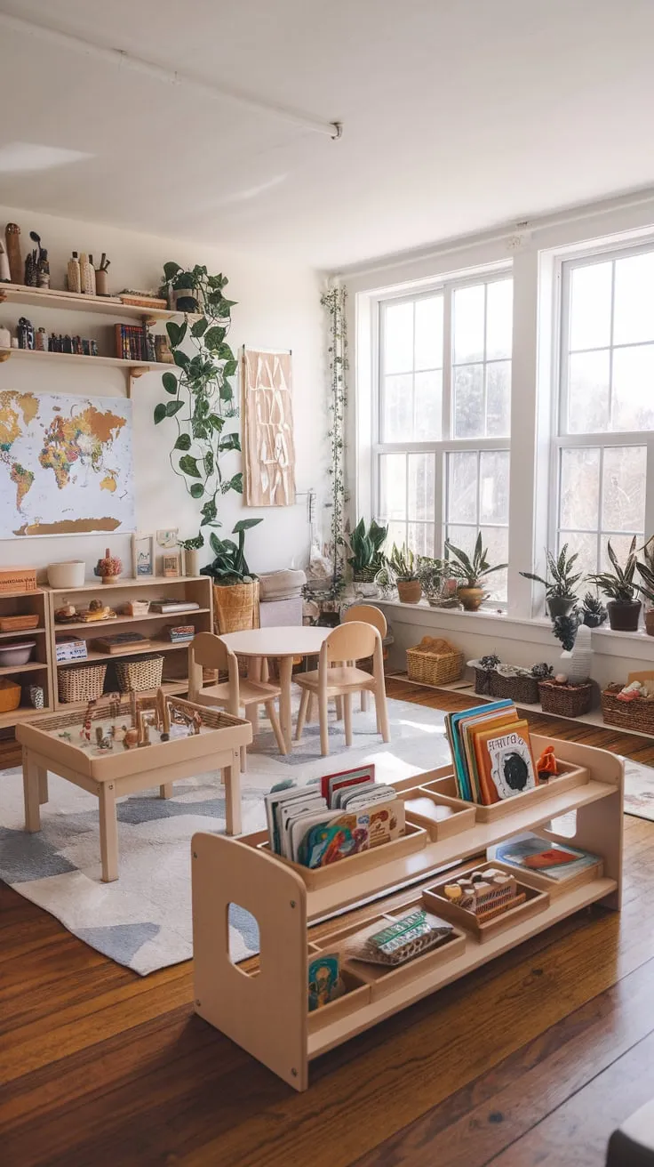 A sun-drenched haven for little minds to explore and create.