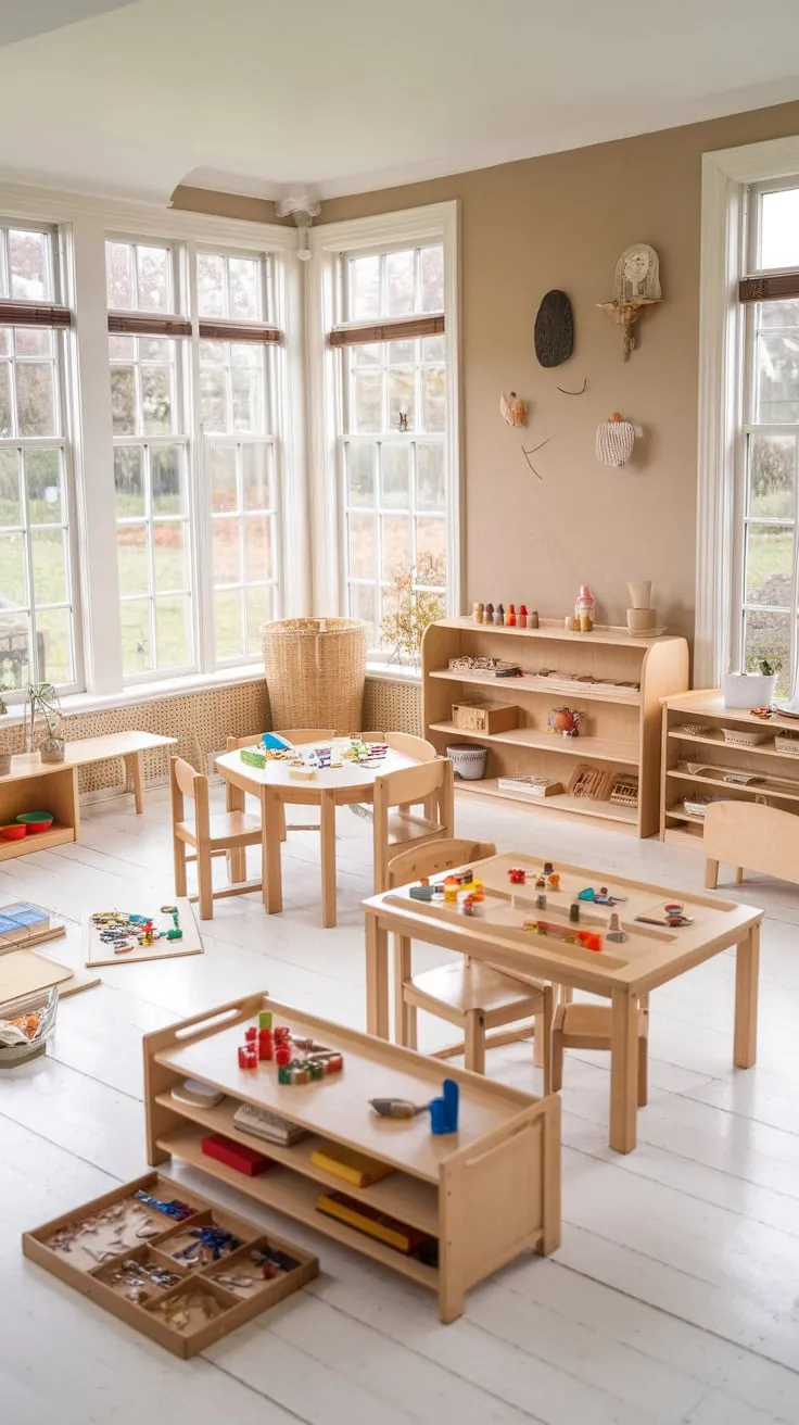 A sun-drenched haven for little minds to explore and create.