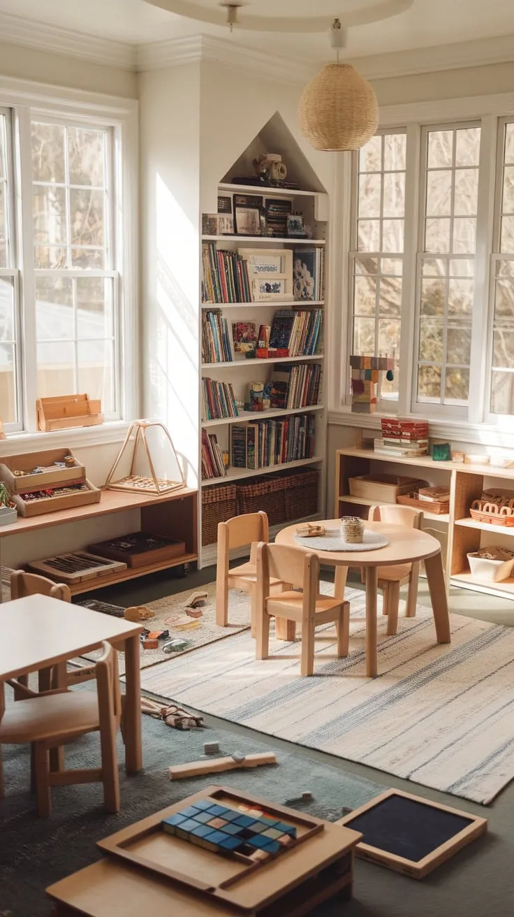 A sunroom sanctuary where playtime meets learning.