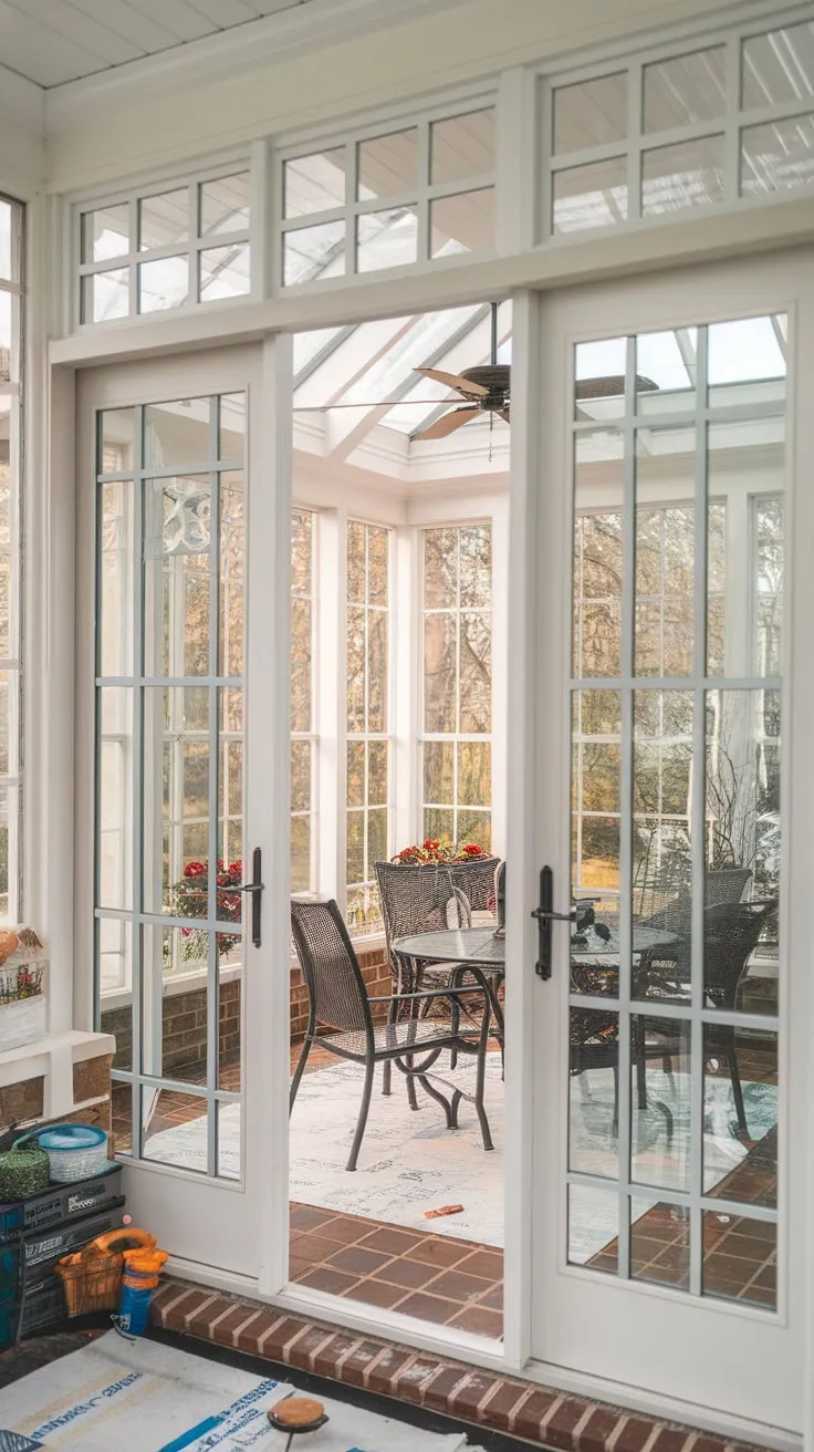 Sunshine and serenity, one door installation at a time.