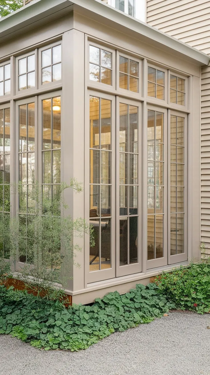Sunroom windows: where indoor comfort meets outdoor views.