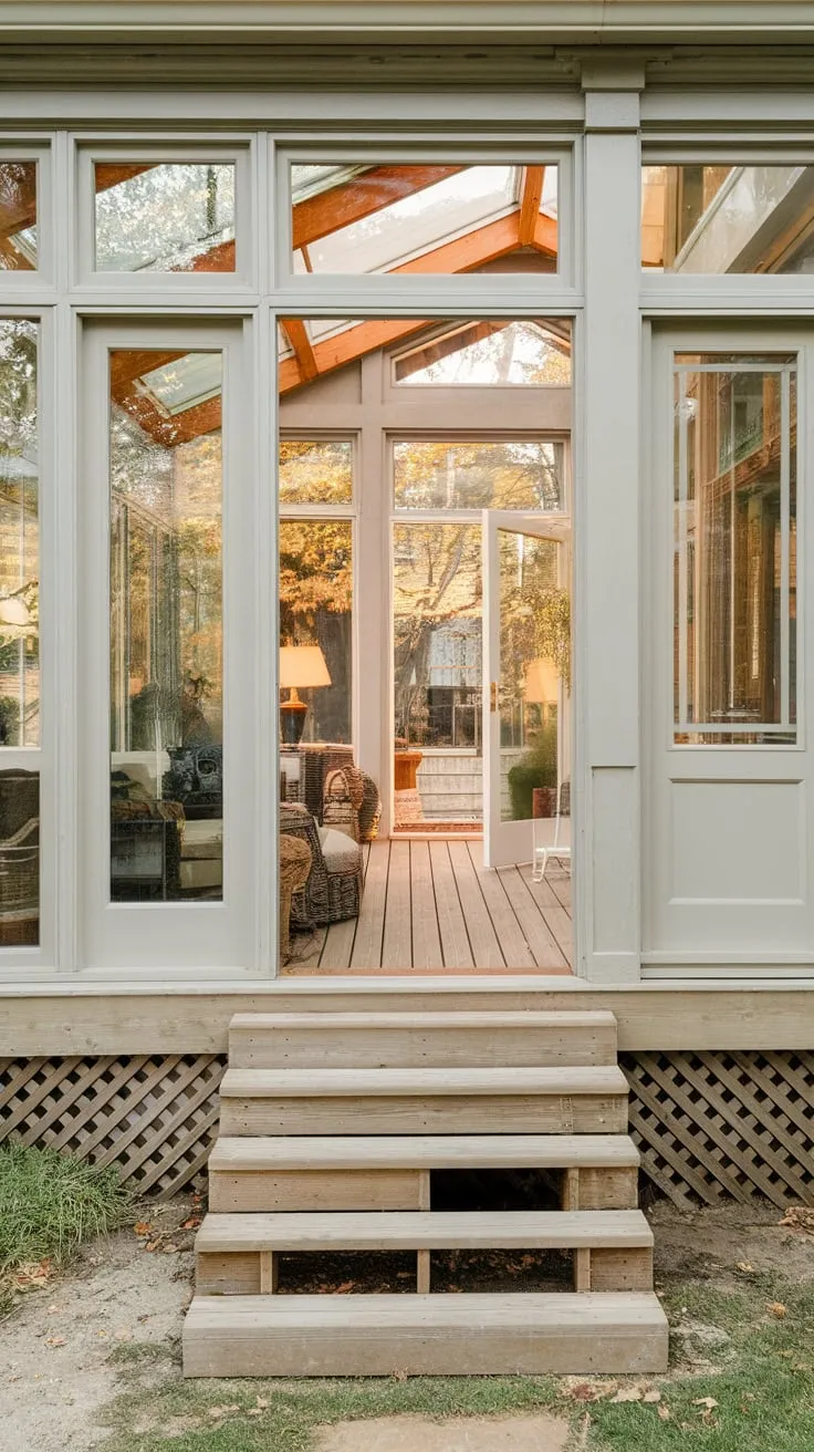Sunroom windows: transforming porch dreams into sun-drenched realities.
