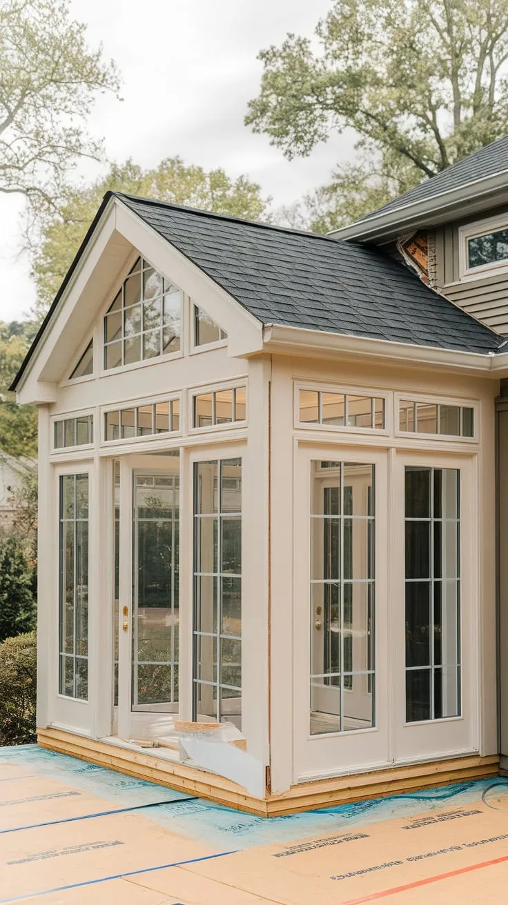 From porch to perfect:  New sunroom windows, brightening every day.
