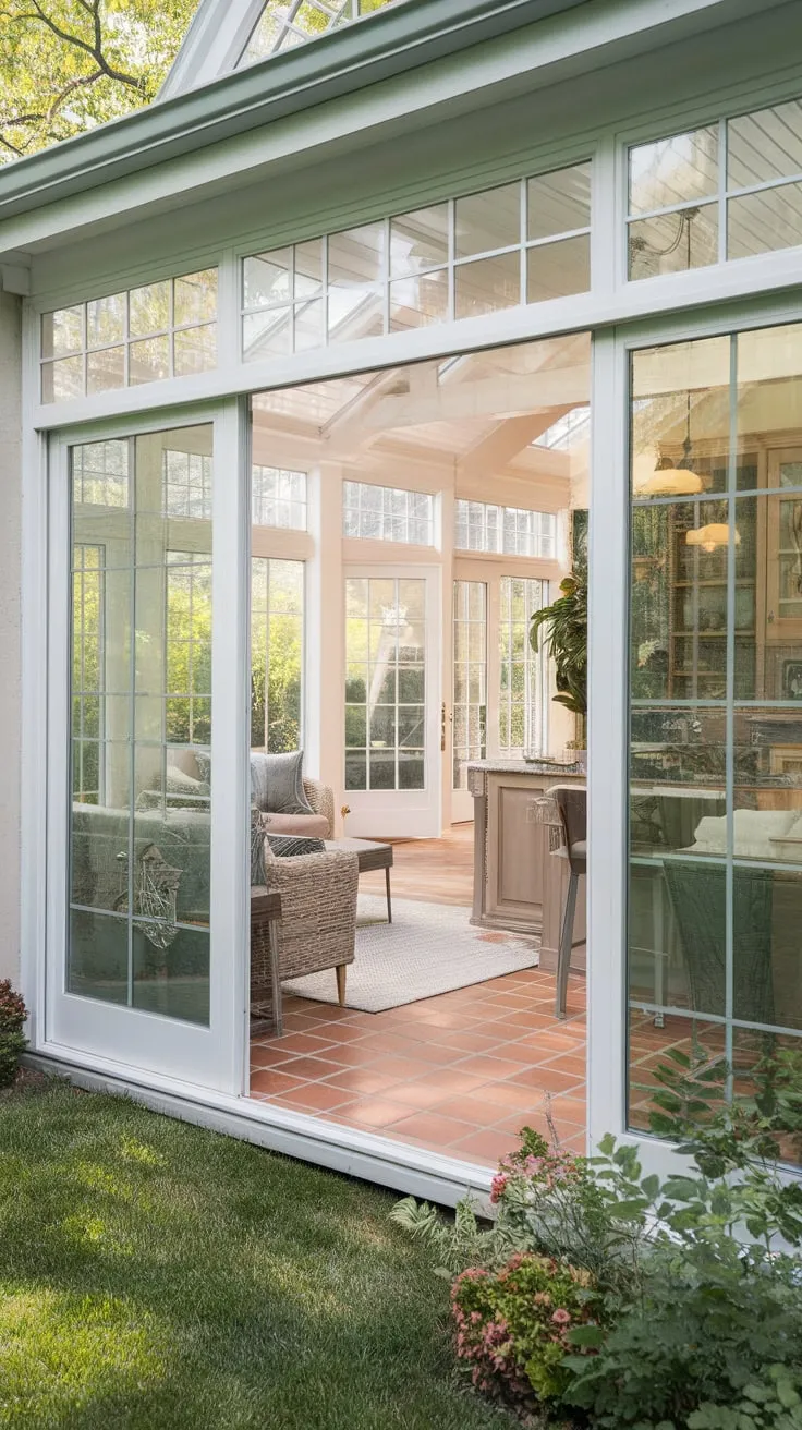 Sunroom windows: transforming porch dreams into sun-drenched reality.