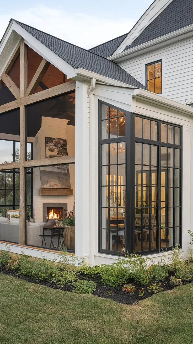 Cozy fireside views, sun-drenched days, year-round comfort.